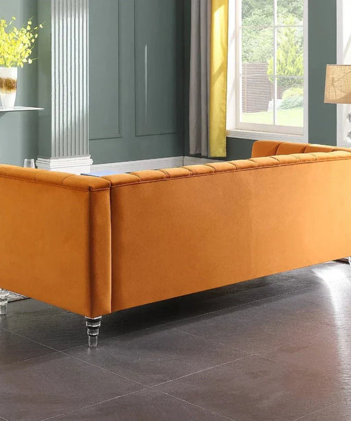 Macro Unline Sofa Set in Suede