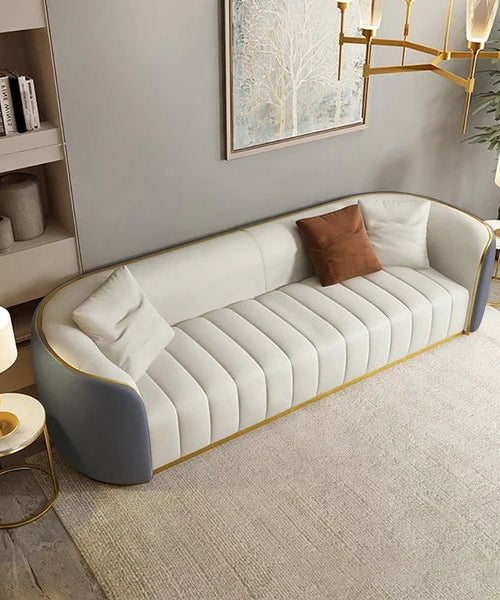 Western Luxury Sofa Set in Leatherette