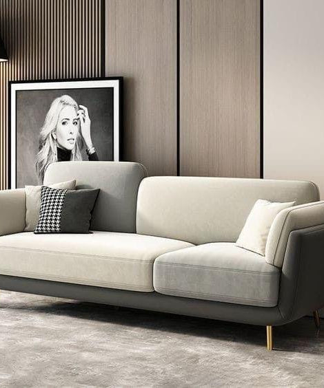 Bubbly Premium Sofa Set in Suede