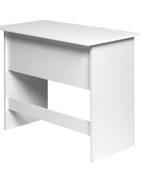 Zolo Study Table in White Color - Oak Inside