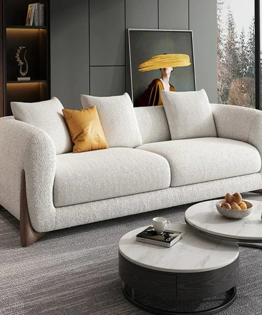 Galaxy Pro Luxury Sofa Set in Brooklyn Cloth