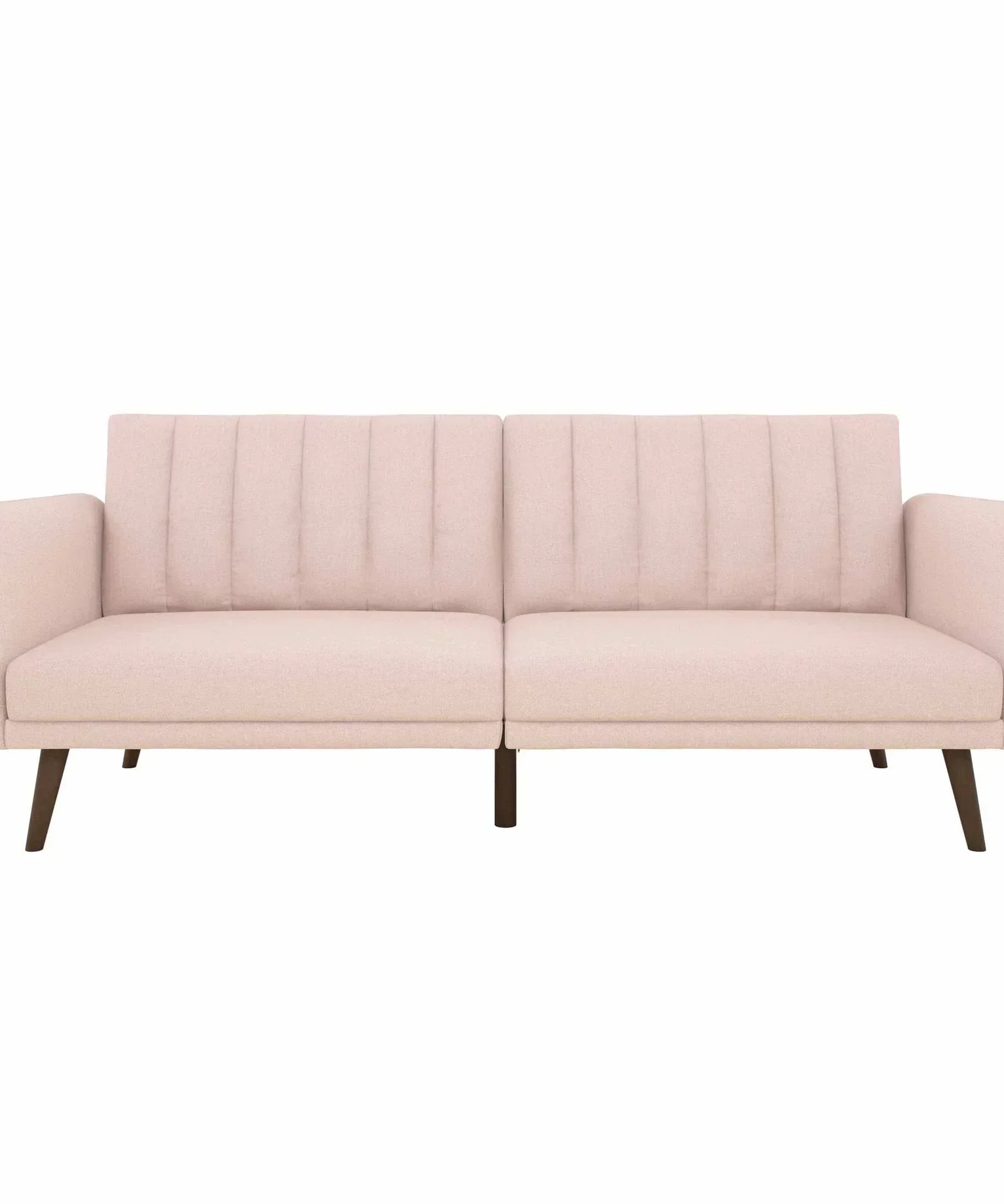 Brittan Luxury Mid-Century Sofa In Suede