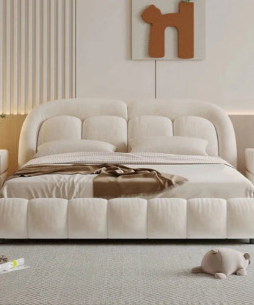 Fusion Premium Upholstered Bed in Brooklyn Fabric
