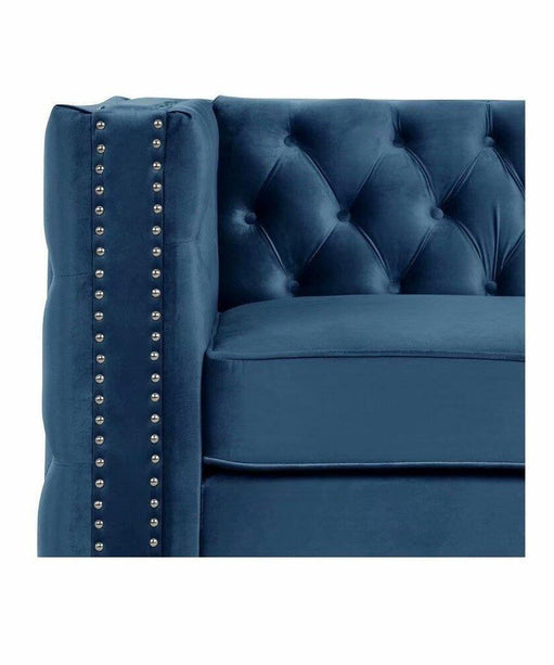Livup Chesterfield Sofa Set - Oak Inside
