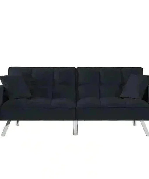 Blockbox Modern Suede Sofa Sets - Oak Inside
