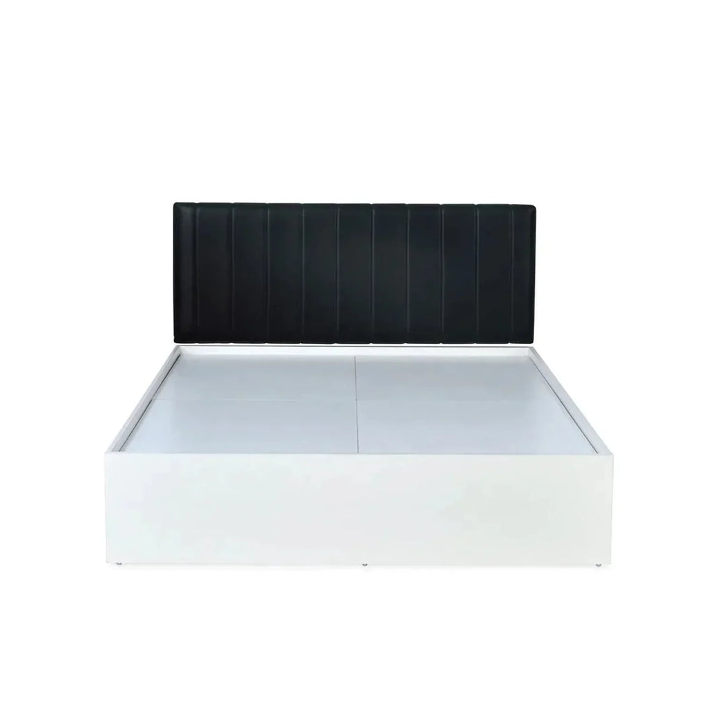 Unline Wood Luxury Upholstered Bed in Leatherette