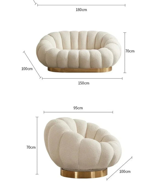 Cosco Premium Modern Sofa Set In Brooklyn Fabric