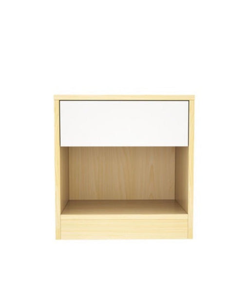 Monaco Engineered Wood Wenge Finish Bedside Table
