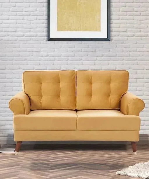 Mosco Straight Line Sofa Set - Oak Inside