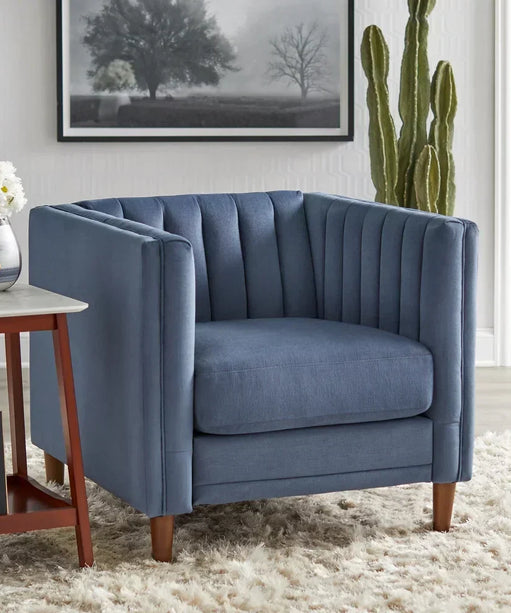 Boombox Luxury Straight Line Sofa Set in Suede