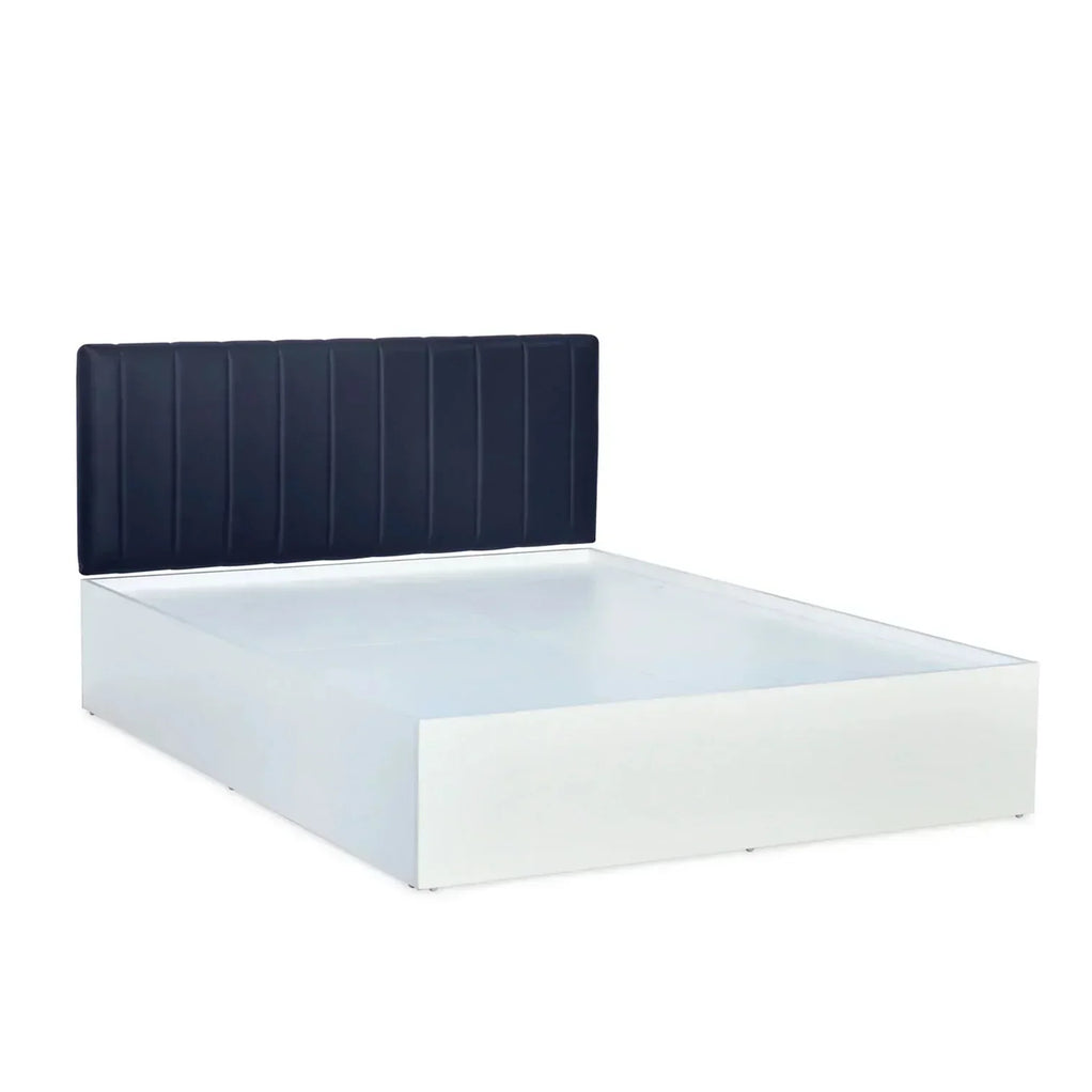 Unline Wood Luxury Upholstered Bed in Leatherette