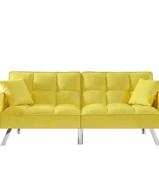Blockbox Modern Suede Sofa Sets - Oak Inside