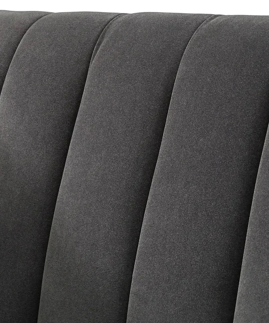 Uniline Pro Luxury Mid-Century Sofa In Suede