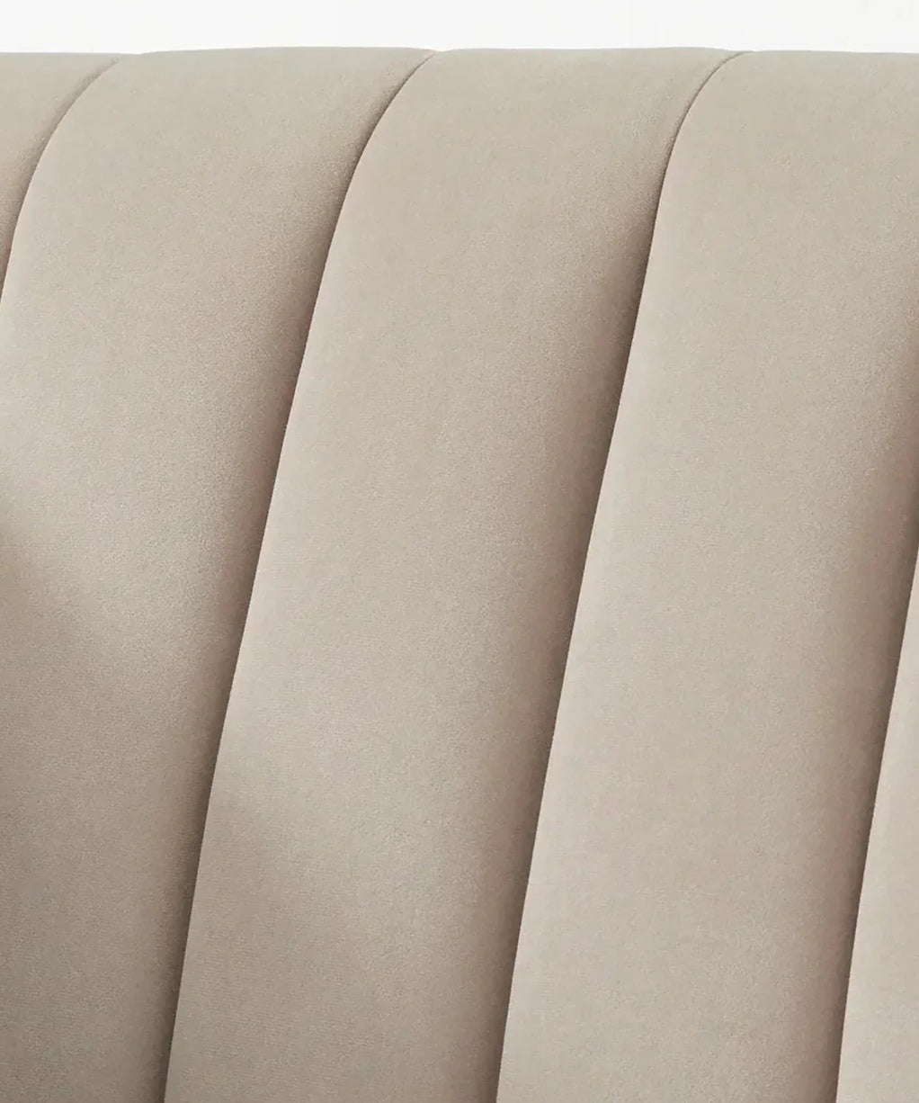 Uniline Pro Luxury Mid-Century Sofa In Suede