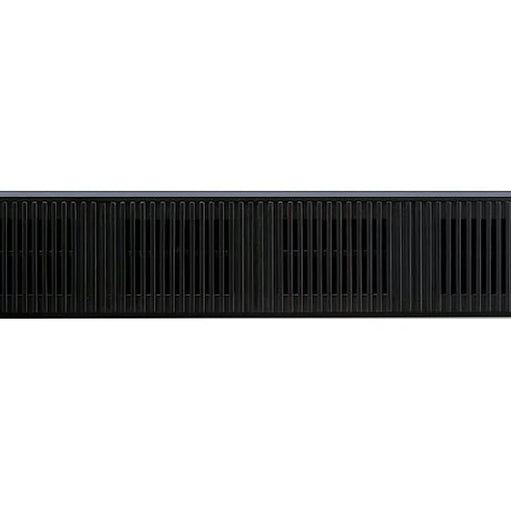 Golf Luxury TV Unit in Black - Oak Inside