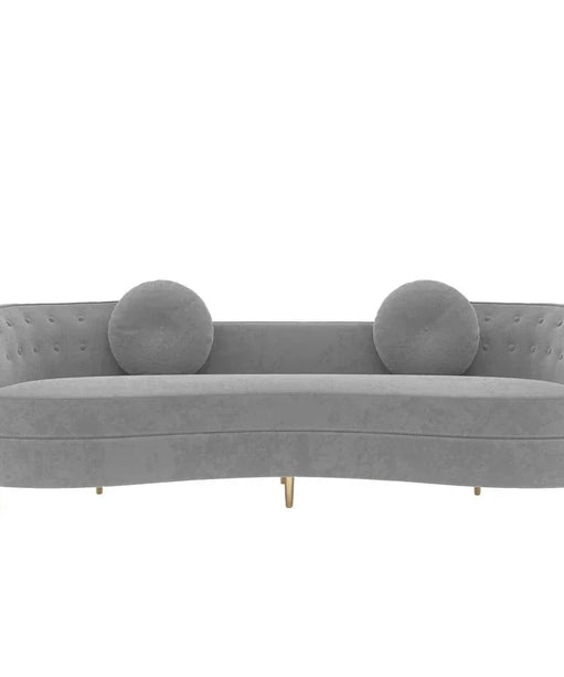 Perfecto Luxury Modern Suede Sofa Set