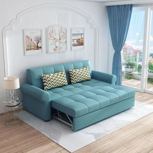 Marine Sectional Storage Sofa Cum Bed - Oak Inside