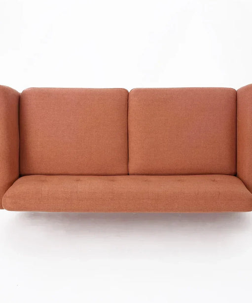 Heffy Modern Sofa Set in Suede