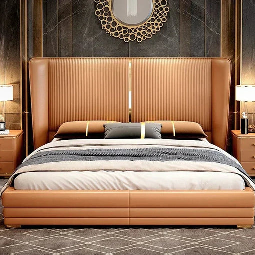 Vitara Luxury Upholstered Bed in Leatherette