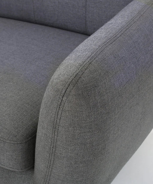 Heffy Modern Sofa Set in Suede