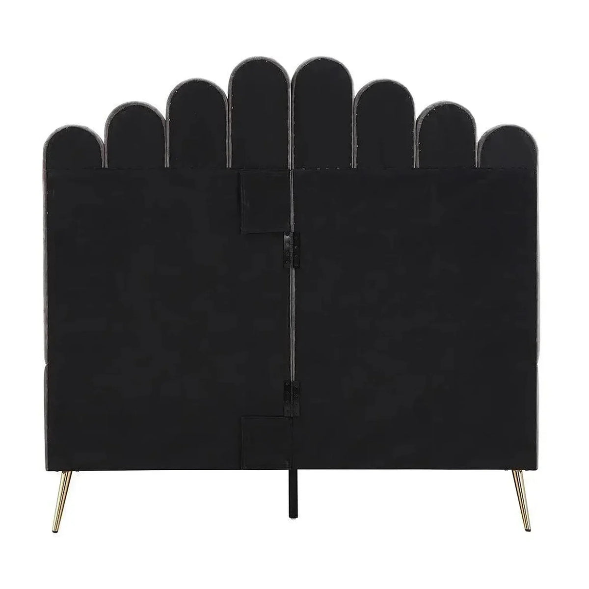 Classic Uniline Luxury Upholstered Bed Without Storage in Suede