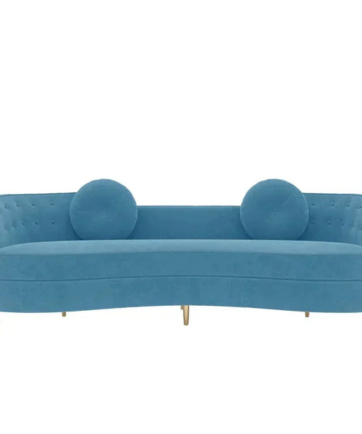 Perfecto Luxury Modern Suede Sofa Set