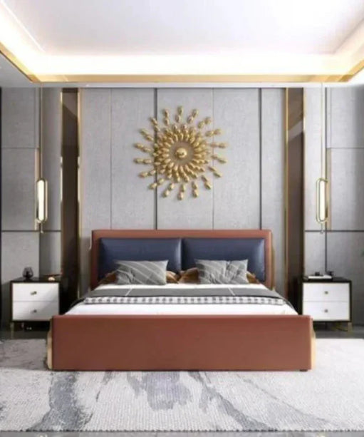 Kiko Luxury Upholstered Bed In Leatherette