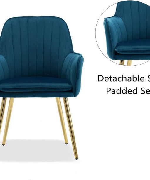 Oppo Suede Accent Chair - Oak Inside