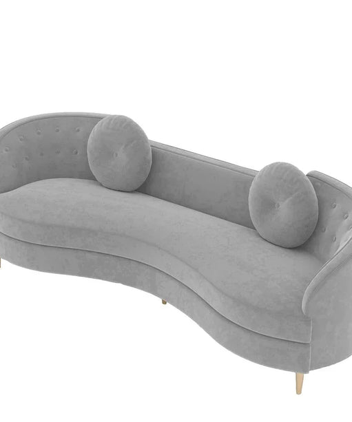 Perfecto Luxury Modern Suede Sofa Set