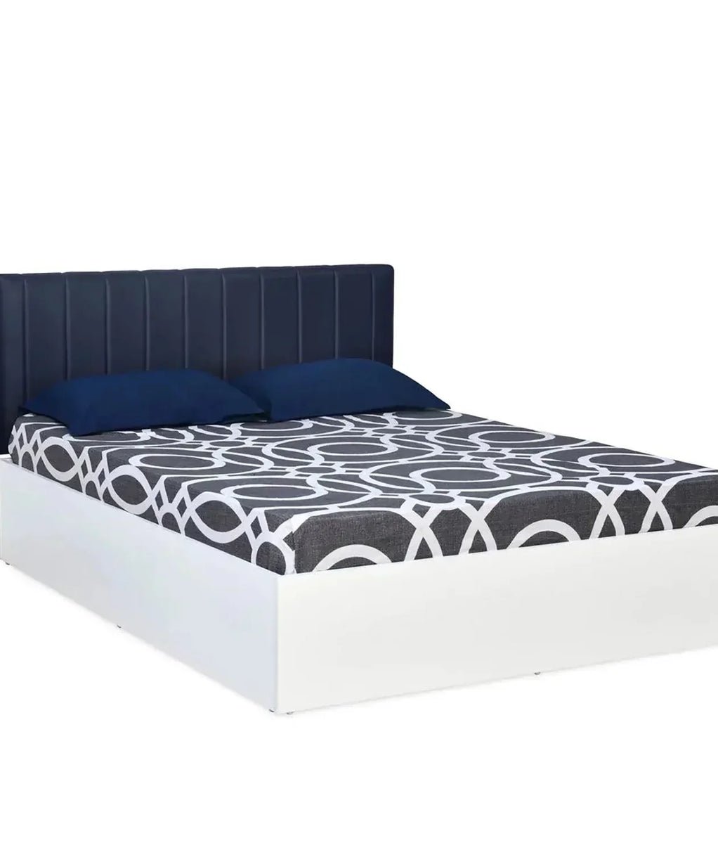 Unline Wood Luxury Upholstered Bed in Leatherette