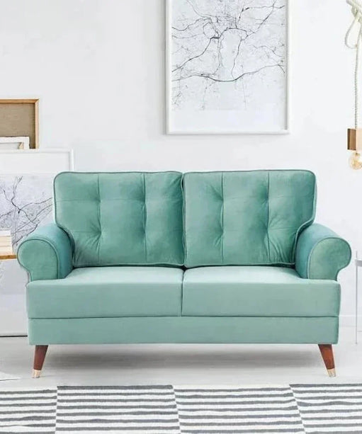 Mosco Straight Line Sofa Set - Oak Inside
