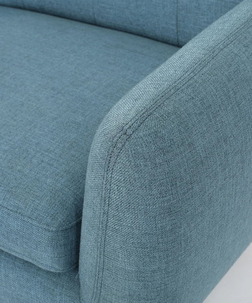 Heffy Modern Sofa Set in Suede