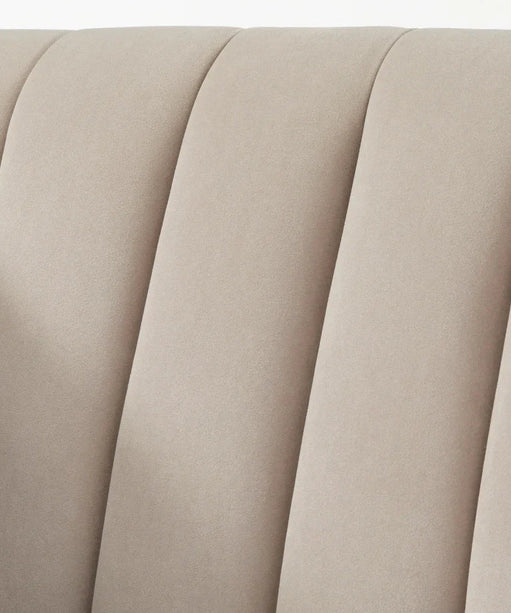 Boombox Luxury Straight Line Sofa Set in Suede