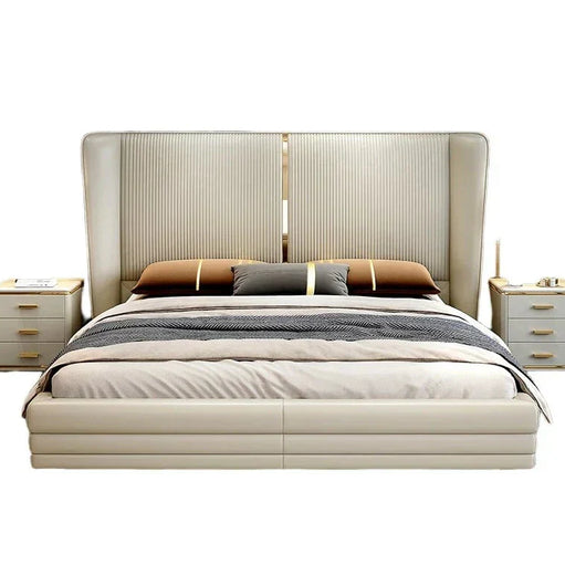 Vitara Luxury Upholstered Bed in Leatherette