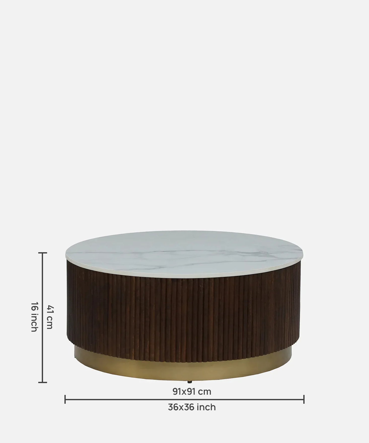Kelly Luxury Center Table In Teak Wood
