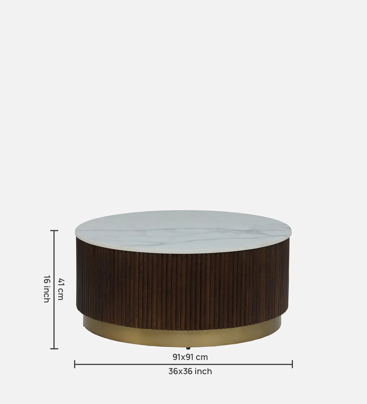 Kelly Luxury Center Table In Teak Wood