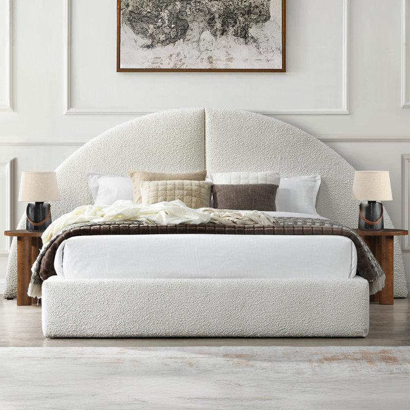 Kulyu Arch Luxuruios Upholsherd Bed