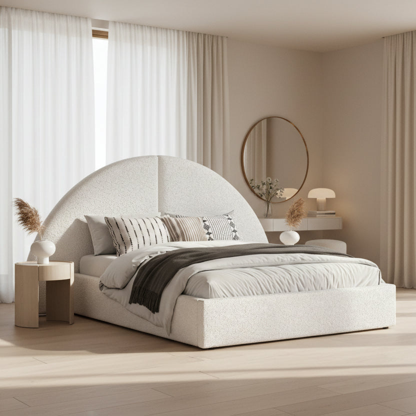 Kulyu Arch Luxuruios Upholsherd Bed