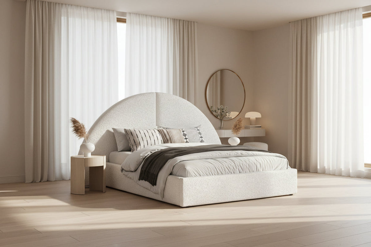 Kulyu Arch Luxuruios Upholsherd Bed