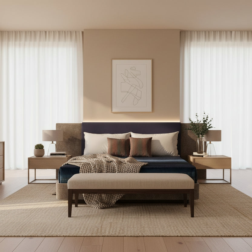 Luxury Mugsy Upholshterd Bed