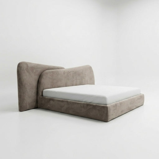 Ronaldo carved upholstered bed Better Leaf